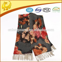 2015 New Fashion Style Printed OEM Design Sample Available 100% Wool Pashmina Shawl Supplier